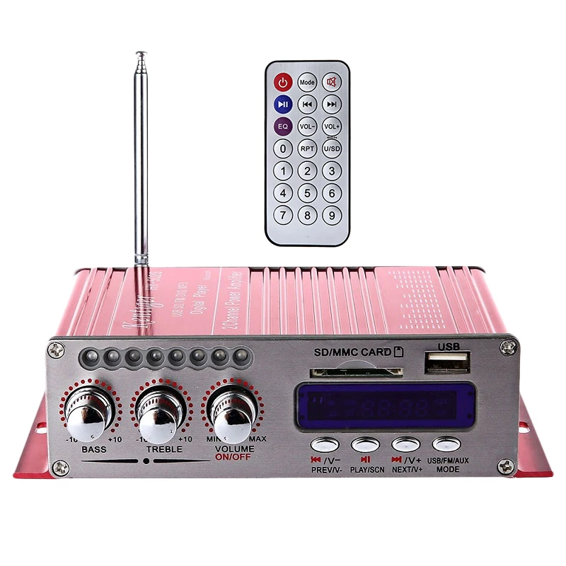 ABGN Hot Kentiger Hy 502S 2Ch Bluetooth Hi Fi Супер Бас выход мощность стерео усилитель с пультом
