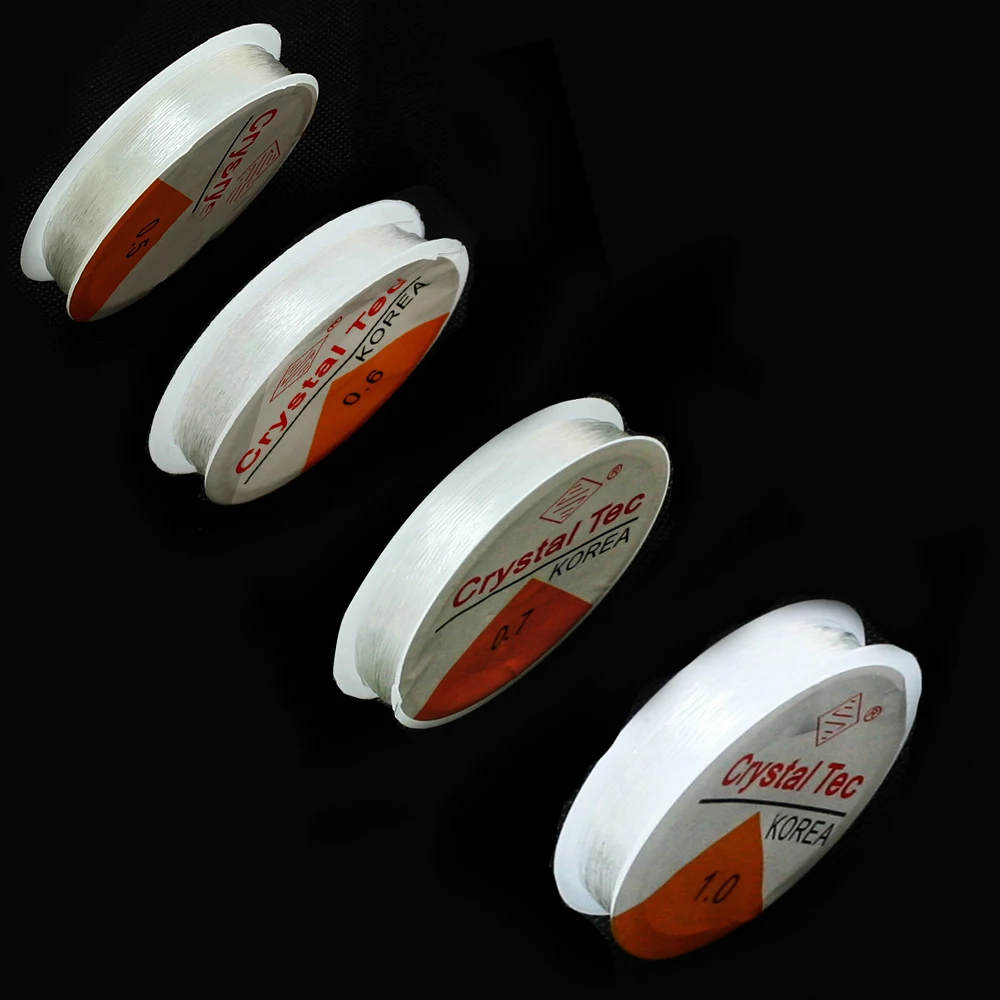 Прозрачная эластичная леска для бисероплетения 0 5/0 6/0 7/1 мм | Фурнитура и