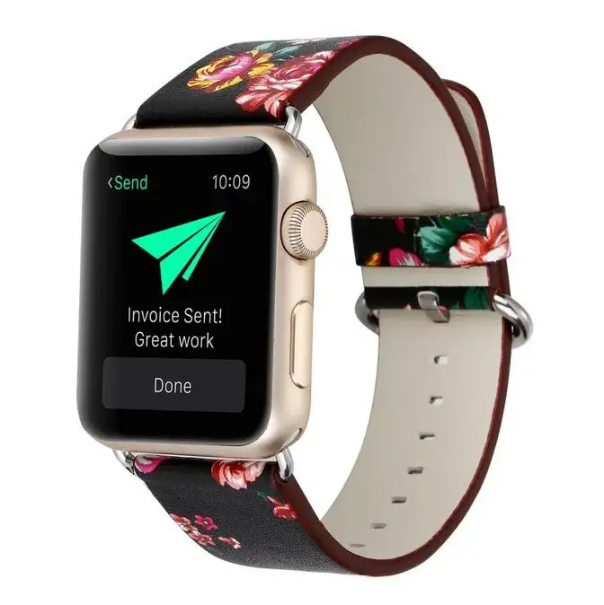 Ремешок для часов Apple Watch 38 мм 42 40 44 цветок ремешок iwatch 4 3 2 1 | Наручные часы