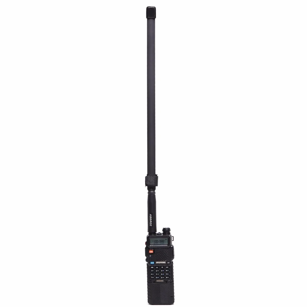ABBREE SMA-Female VHF UHF Dual Band 144/430Mhz Foldable Tactical Antenna For Walkie Talkie Baofeng UV-5R UV-82 Kenwood TK-3207 | Мобильные
