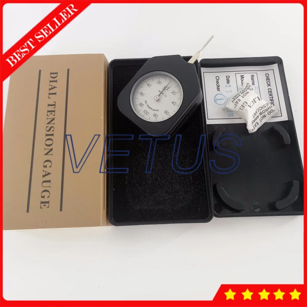 ATG-100-1 одиночный указатель датчик тензиометра с 100g циферблат измеритель натяжения тестер