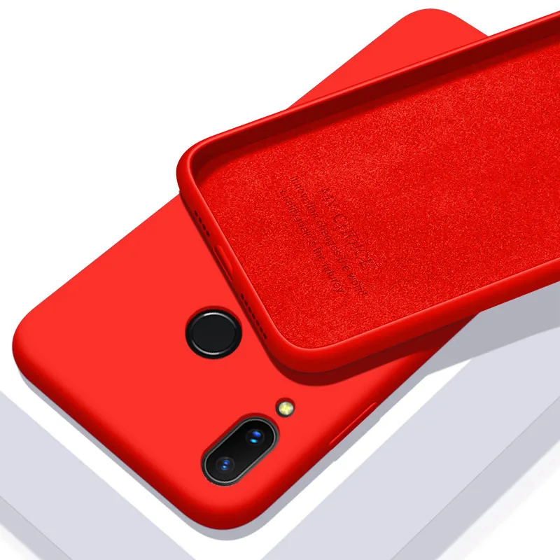 Жидкий силиконовый чехол для телефона Xiaomi Redmi Note 7 Обложка Чехлы для Xiomi Redmi 7A Xaomi Redme Note7 7 A A7 задняя оболочка