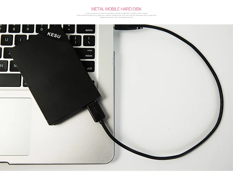 KESU 2,5 ''внешний жесткий диск USB3.0 HDD Портативный внешний HD Жесткий диск для ПК Mac Настольный Ноутбук сервер(черный/белый