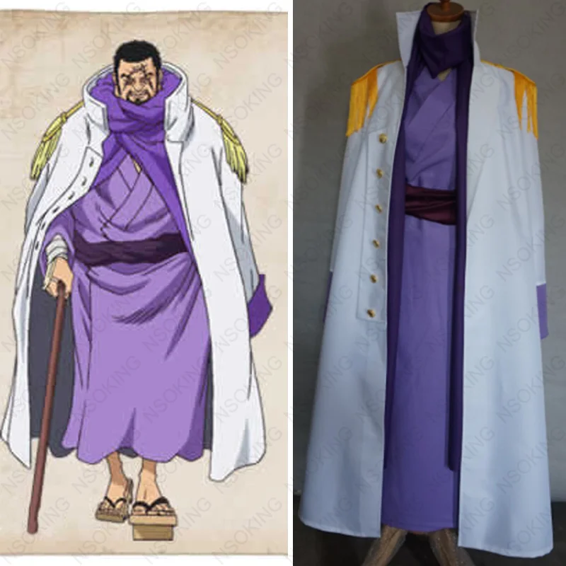 Один костюм для косплея Fujitora Isshiou, полный комплект