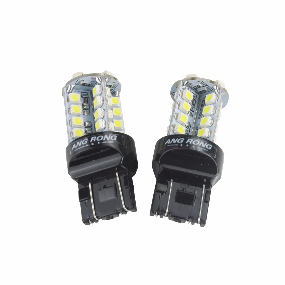 ANGRONG 2x7443 580 W21/5W лампочка 40 SMD светодиодный бокосветильник обратный индикатор