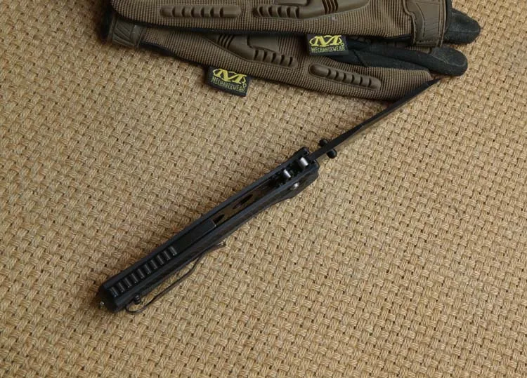 DICORIA BM810 G10 ручка складной нож D2 Сталь лезвие Медь стиральная машина для кемпинга