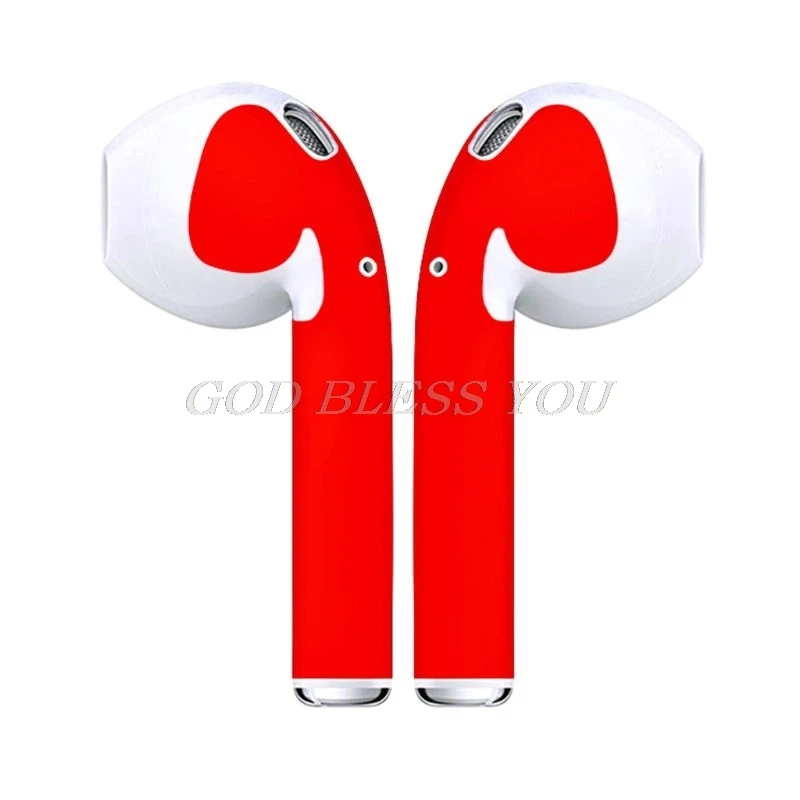 Тонкая наклейка кожи для Apple Airpods Air Pods наушники стикер аксессуары для наушников