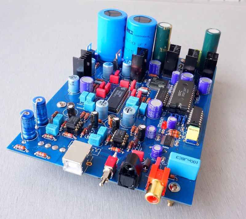 TDA1547 decoder board TDA1541 power amplifier upgrade | Электроника