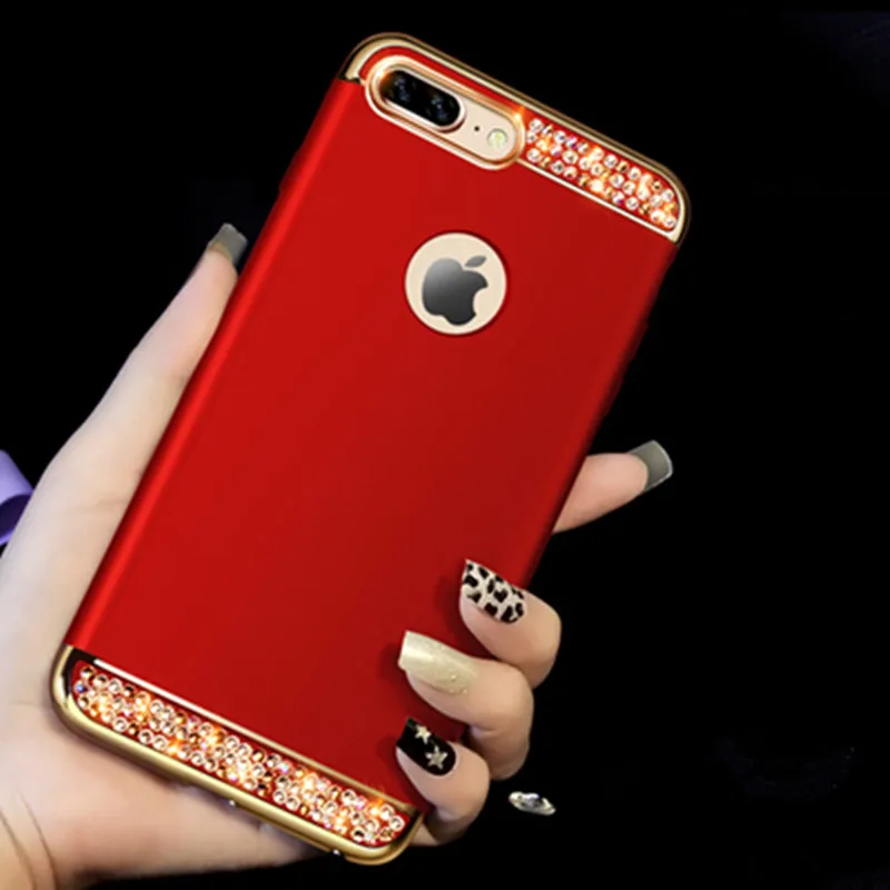 Bling Diamond Mirror Soft TPU Silicone Case for iphone X Coque 7 8 plus case 6 6S PLUS 5 5C 5S SE Cover |