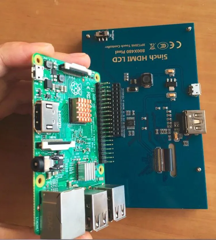 Elecrow 5 дюймов HDMI lcd сенсорный экран Raspberry Pi 3 дисплей HD Интерфейс 800x480 5 дюймов RPI TFT монитор для Raspberry Pi 3 2B B
