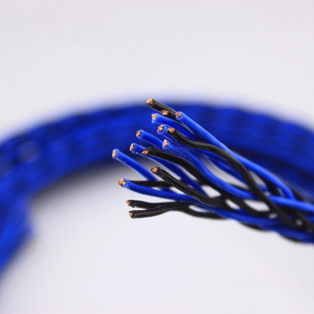 Высококачественный медный провод 8TC PTFE OCC 1 метр для Hi Fi усилителя аудиоколонки 10000