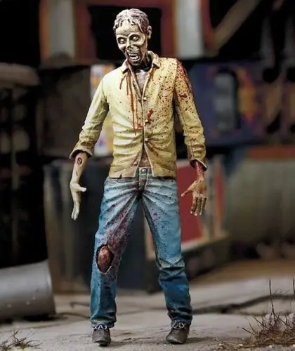 Unassambled 1/35 древних для прогулок Мужская зомби Undead статуэтка в виде набор