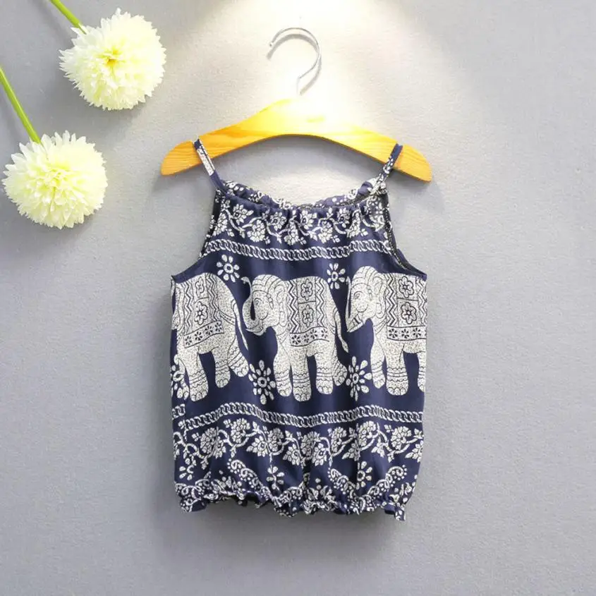 2017 * For Girls Boy Children Baby Clothing girl Set 2pcs Toddler Vest Tops+Pants Summer Beach Outfits born Kids Clothes | Детская