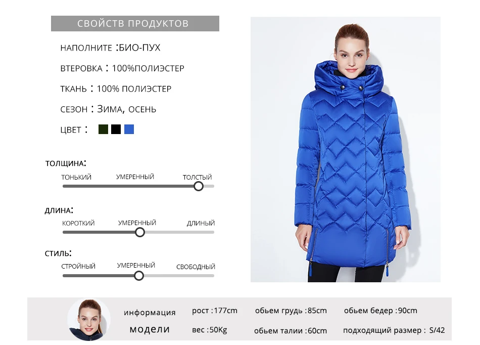 SnowClassic зимняя куртка женщин Тонкая короткая парка Гуд пальто роскошная верхняя одежда Аргайл куртка женская над сплошными зимними пальто