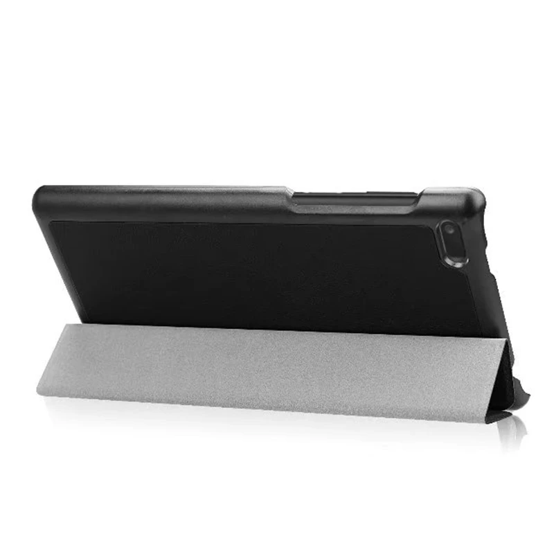 Тонкий складной из искусственной кожи чехол для lenovo Tab 4 7 TB-7504F TB-7504N TB-7504X Стенд Крышка для lenovo Tab4 7 дюймового планшета принципиально+ пленка+ ручка