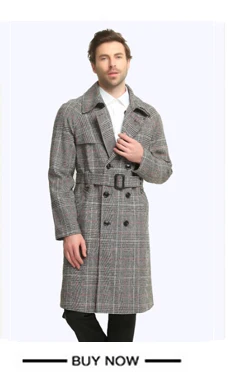 Holyrising, S-6XL, длинный Тренч, мужской, классический, модный, британский, для досуга, приталенный, ветровка, двубортный, однотонный, бежевый, ветровка