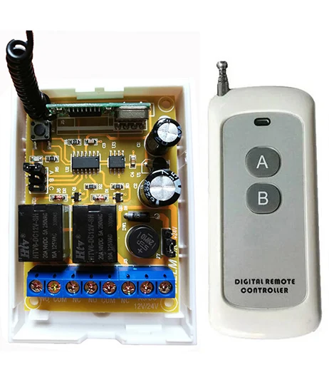 Реле дистанционного управления для гаражных дверей 12 в пост. Тока 24 2 канала 500