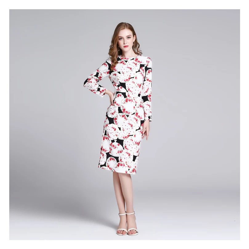 Для женщин взлетно посадочной полосы дизайнерское платье Высококачественная