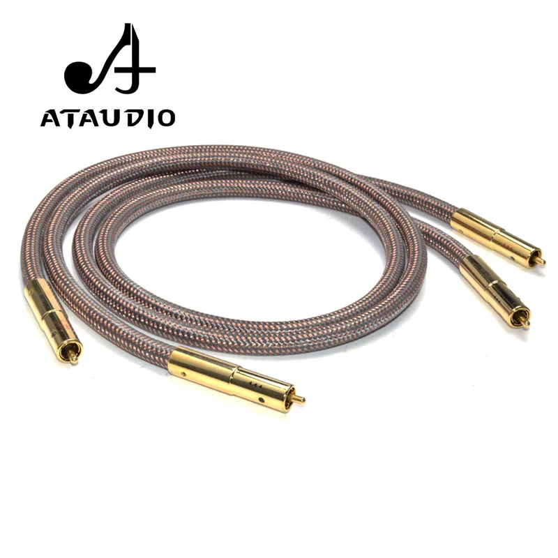 ATAUDIO Hifi RCA кабель Accuphase 40th Anniversary Edition OCC Чистый медный Соединительный аудио