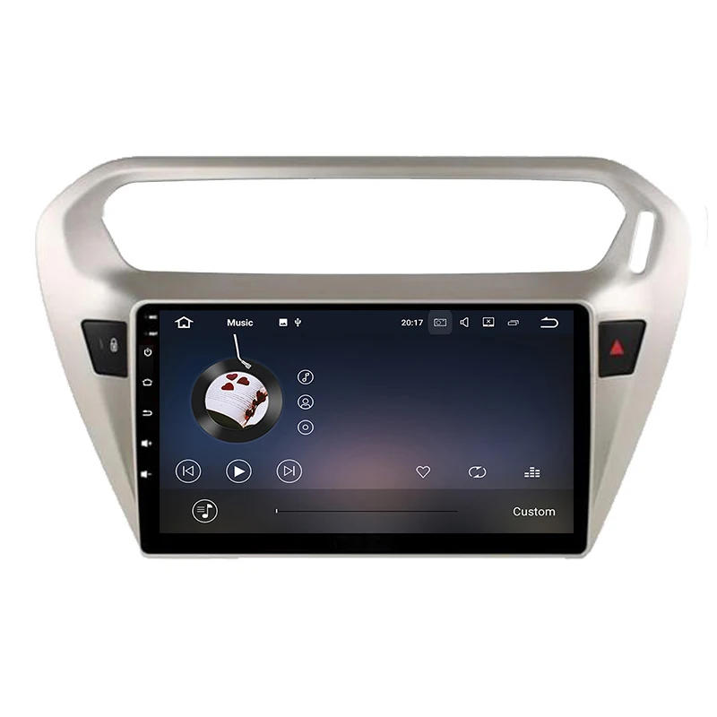Aoluoya 9 &quotIPS 2 Гб RAM четырехъядерный Android 7 1 автомобильное радио GPS навигация для Citroen
