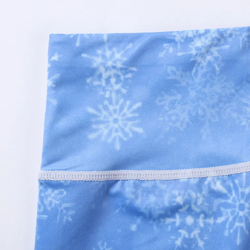 Новые штаны для йоги с принтом женские спортивные Леггинсы ремешками