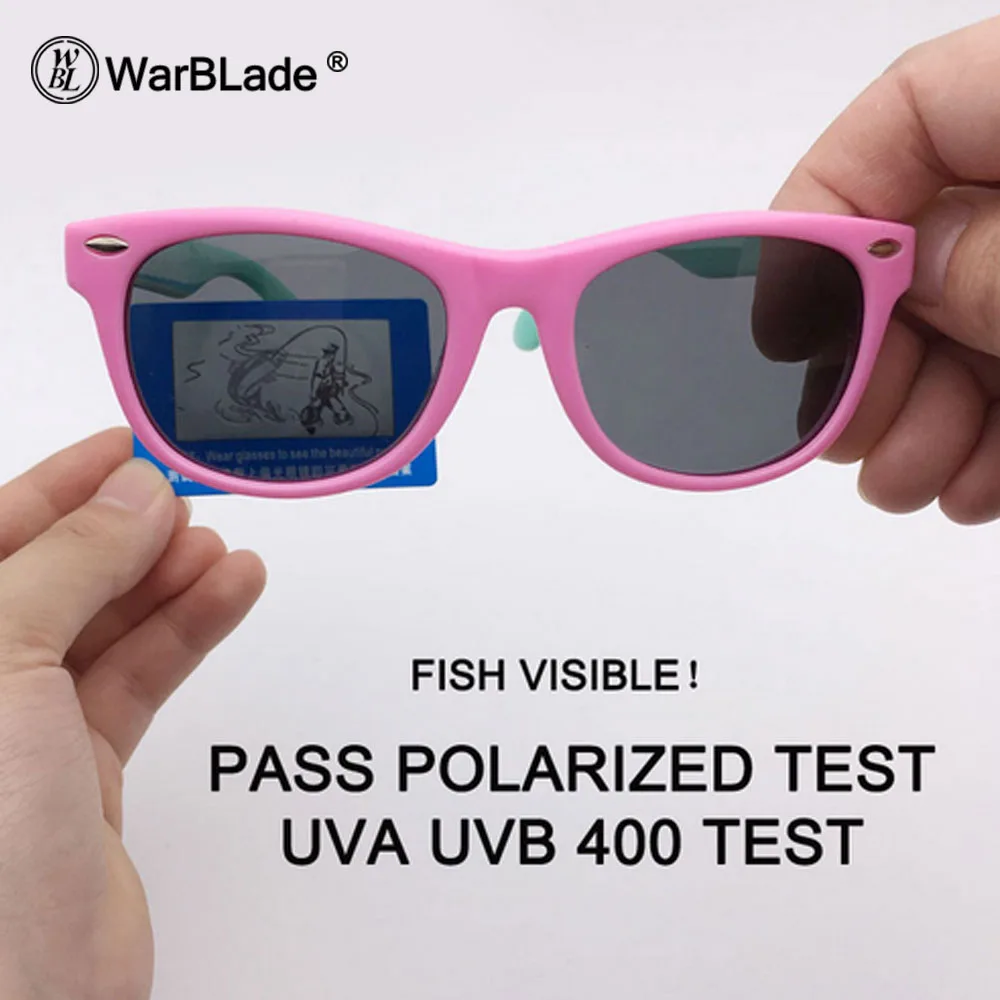 5 шт./лот Детские поляризованные солнцезащитные очки TR90 классические модные