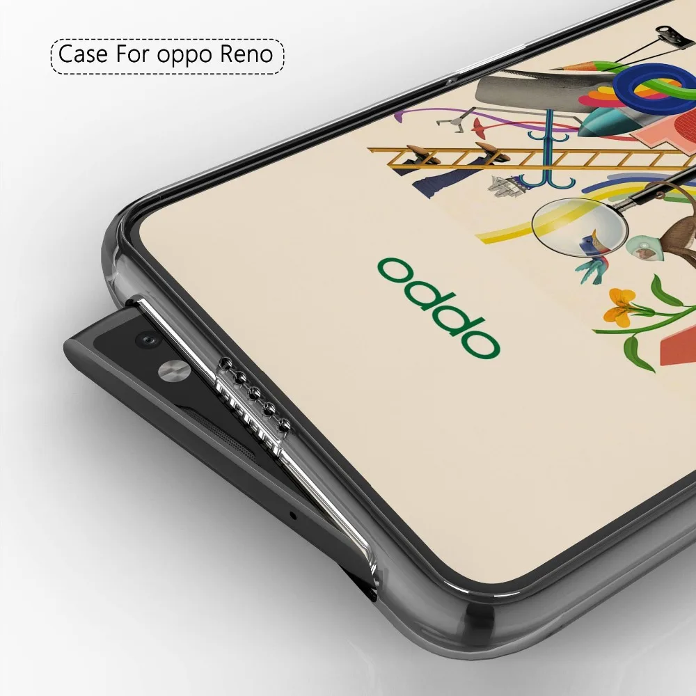 Прозрачный полноразмерный защитный чехол из ТПУ для Oppo Reno A7 R15x A7x F9 F7 F5 силиконовый мягкий тонкий прозрачный