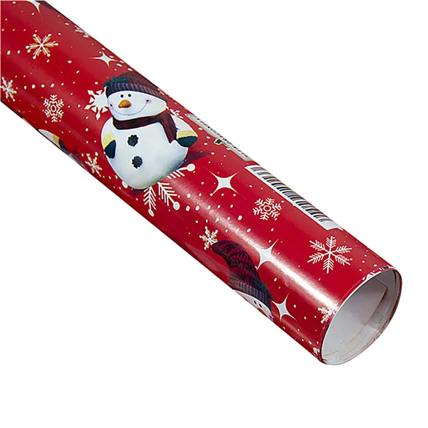 3Pcs Packing Paper DIY New Year Christmas Wrapping Gift Present Tree Santa Wrap Decorative Xmas Party Roll Nov#2 | Дом и сад