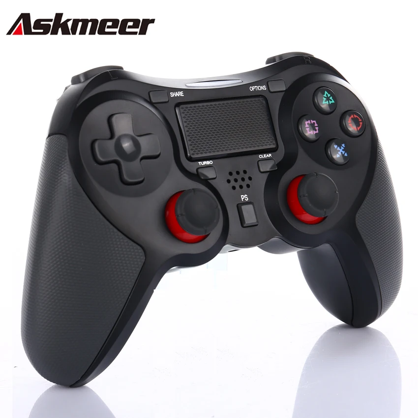 ASKMEER PS4 Беспроводной Контроллер заряда 4 геймпад с 3 5 мм разъем для наушников