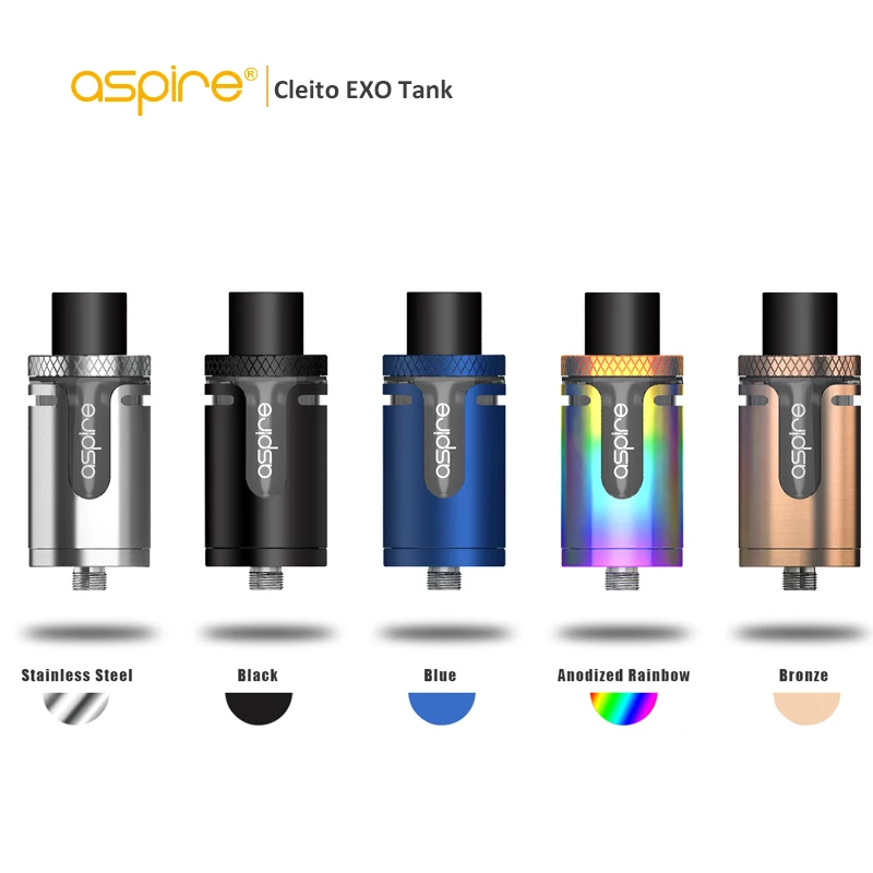 Электронной сигареты распылителя Aspire cleito EXO Atomiseur TPD 2 мл Тип Испарительный бак