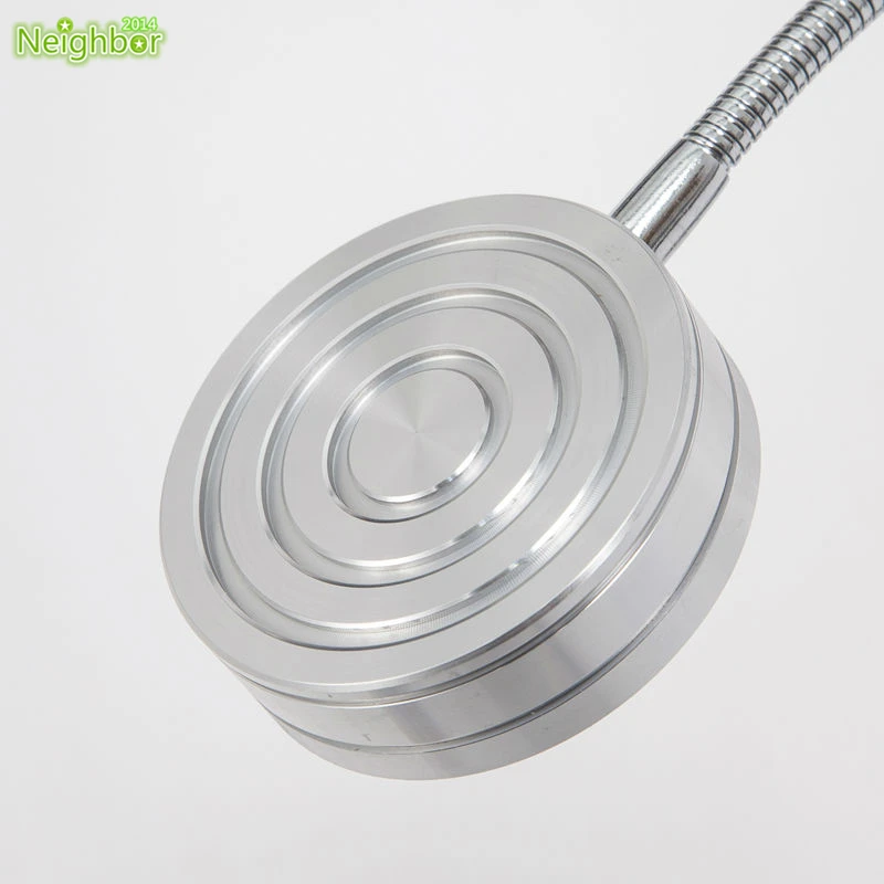 Светодиодный настенный светильник с переключателем 5 Вт AC90-260V серебристый черный