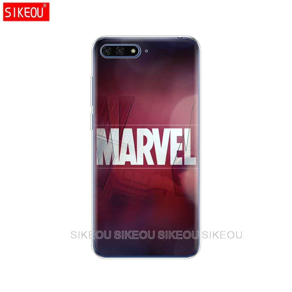 52086 Силиконовый чехол для телефона для huawei Honor 7A PRO 7C Y5 Y6 Y7 Y9 Prime чехол супергероев Marvel venom - Цвет: 52086