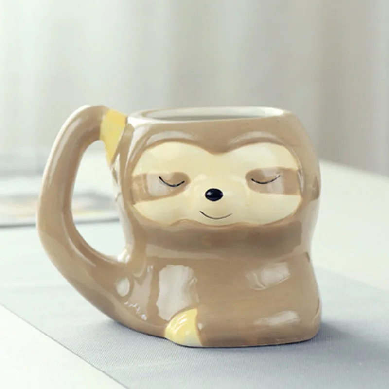 13 Новая 3D креативная Рождественская кофейная кружка дорожная кофейная чашка керамические фарфоровые чашки для кофе чашки для молока и чая и кружки милый носорог кружка - Цвет: 13