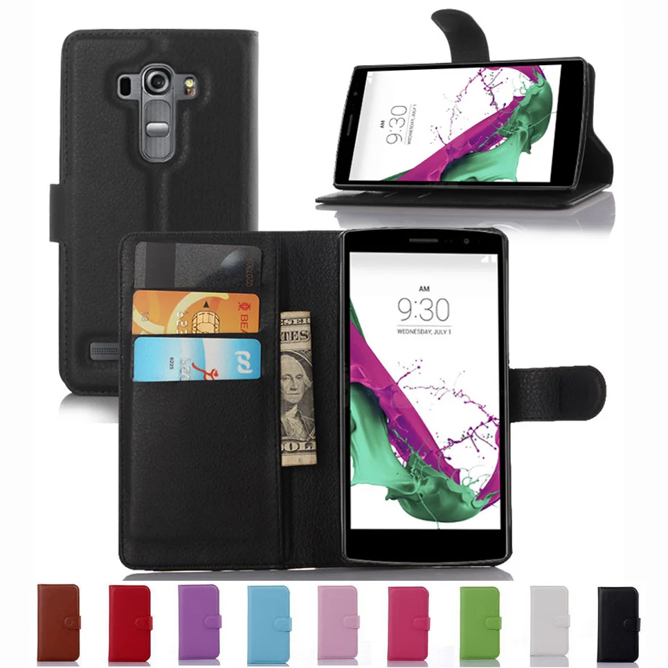 Новый Роскошный Оригинальный Кожаный Чехол ПУ Для LG G4 G4S бить H736 С G4beat H735 Флип Shell