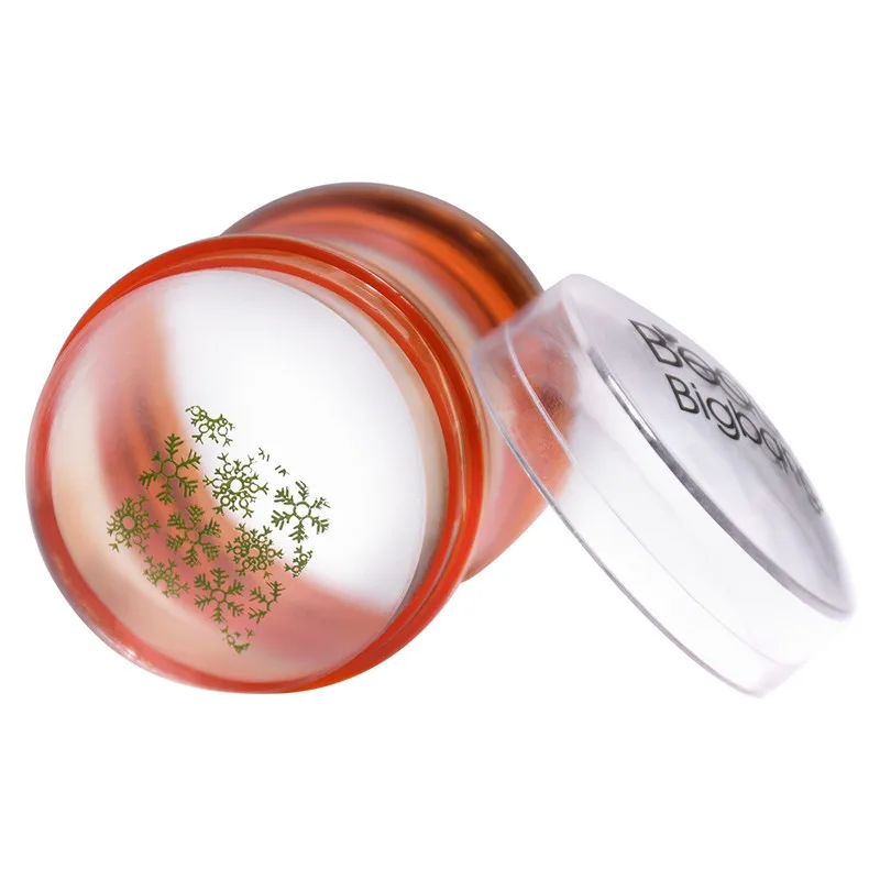 BeautyBigBang штамп для ногтей пластиковая Силиконовая ручка желе для ногтей штамп для маникюра шаблон инструменты штамп для штамповки ногтей