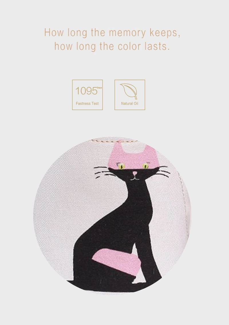 UIN Cat Luna/дизайнерская парусиновая обувь с рисунком для женщин; удобные слипоны на плоской подошве; женские лоферы для путешествий; уличные кроссовки