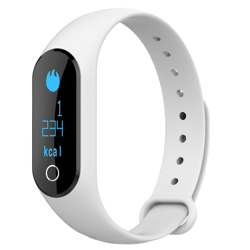 Смарт браслет с OLED экраном 0 86 дюйма Bluetooth пульсометром фитнес трекером|wristband fitness