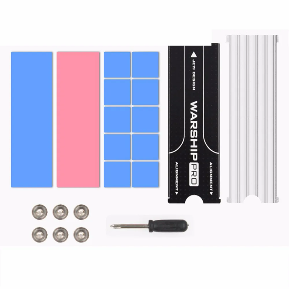 

JEYI Cooling Copper M.2 Heatsink for NVME Heat sink for NGFF M.2 2280 Copper Sheet Thermal Conductivity Silicon Wafer Cooling