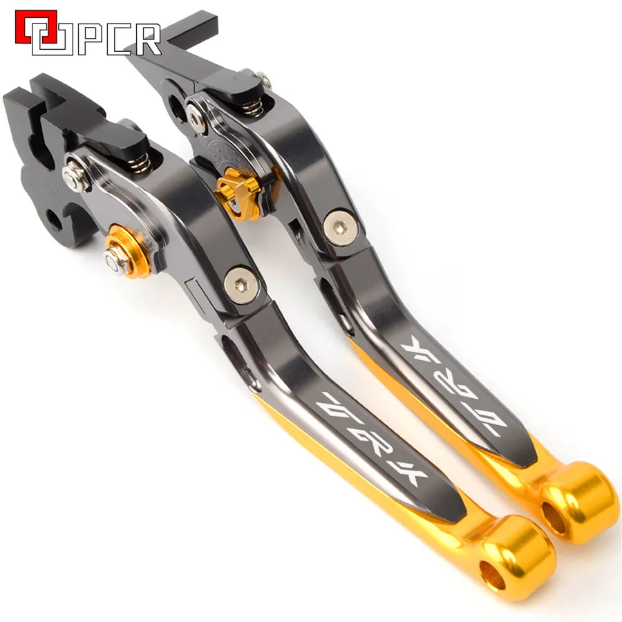 Titanium Gold С MT-03 логотипом мотоцикла CNC тормозные рычаги сцепления, пригодный для Yamaha MT03 MT-03 - Цвет: Titanium Gold
