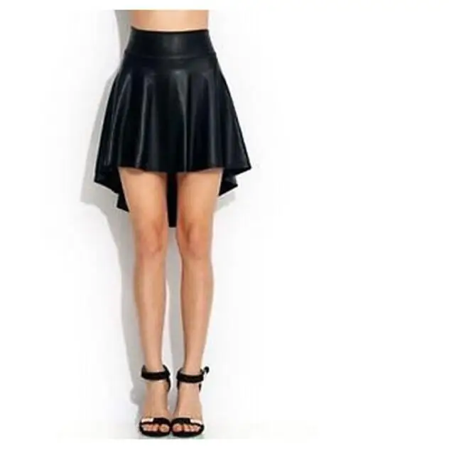 Новая дизайнерская модная юбка из искусственной кожи|elastic skirt|model skirtsdesigner skirt |