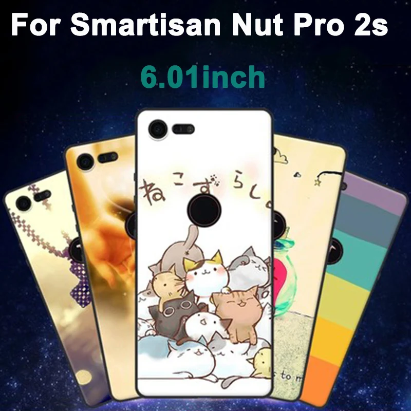 

Чехол для Smartisan Nut Pro 2s 2018, 2 шт., милый мультяшный мягкий чехол для Smartisan Nut Pro2s, чехол для задней крышки s OE106, чехол