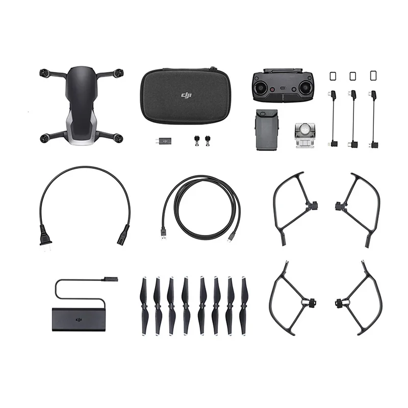Mavic Air Black DJI Mavic Air/Mavic Air Fly More Combo Мини Радиоуправляемый квадрокоптер с 3-осевой шарнирной камерой 4K(3 цвета опционально - Цвет: Mavic Air Black