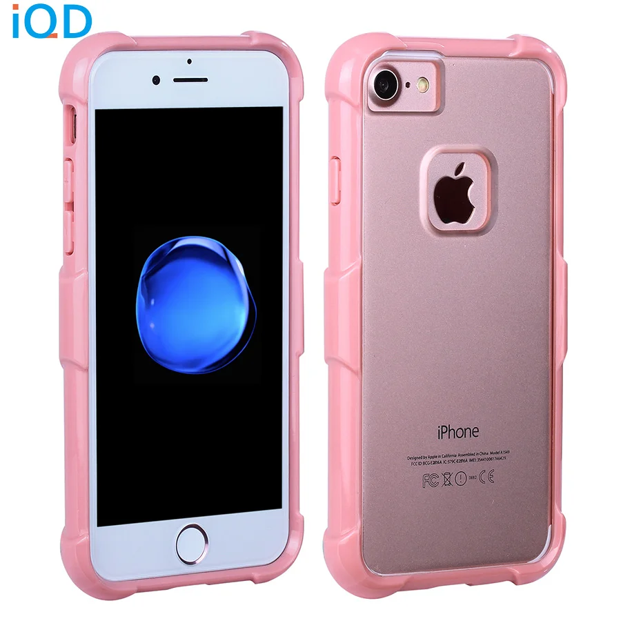 IQD чехол для Apple iPhone 7 акриловый жесткий с защитой от царапин защитный бампер 8 plus