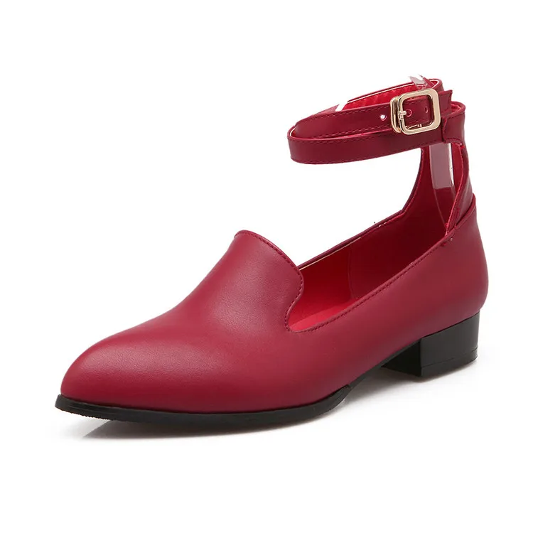 2016 г. Модные весенне осенние туфли гладиаторы женская обувь большие размеры 34 51