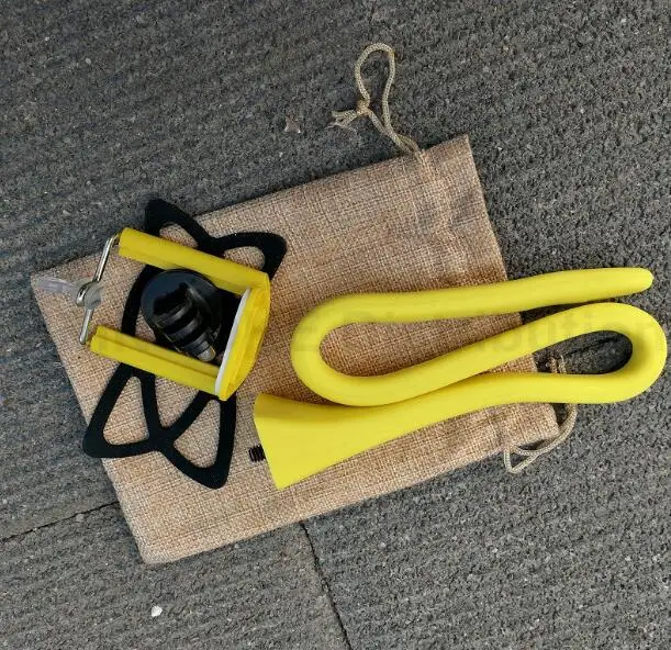 yellow Banana Pod Гибкий Осьминог Мини спортивная камера штатив селфи палка для Gopro Hero5 4 3+ Session Xiao Mi Yi SJCAM для iphoneex - Цвет: yellow