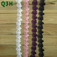 beautiful 1yard water soluble handmade lace trim patchwork material embroidered ribbon diy garment sewing accessories decoration
