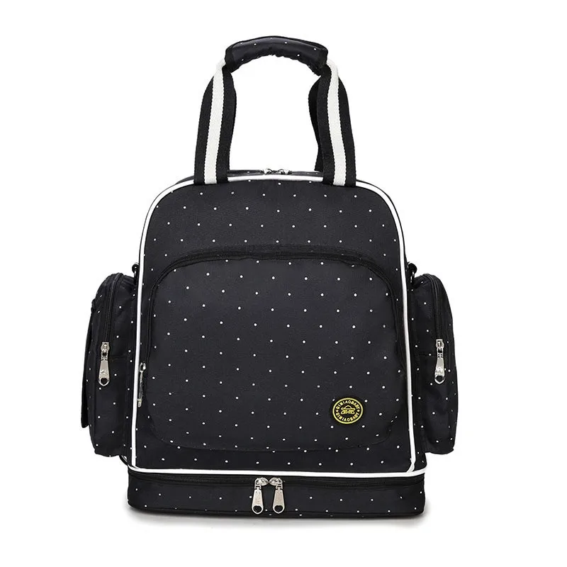 

Mother and Baby Outdoor Travel Bag Produce Diaper Backpack Factory Multi-function High-Capacity Three-use Mummy Bag Fashion