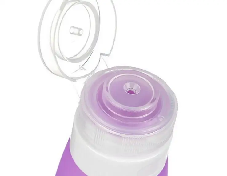 1 шт. бутылка для эмульсионного пресса силиконовая путешествий портативная