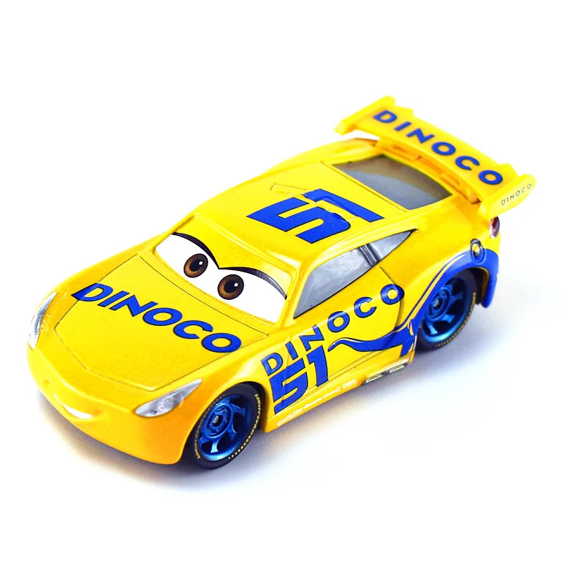 Disney Pixar cars 3 настоящий металлический автомобиль молния McQueen Круз Рамирез Джексон шторм 1:55 Модель автомобиль мальчик подарок на день рождения высокое качество