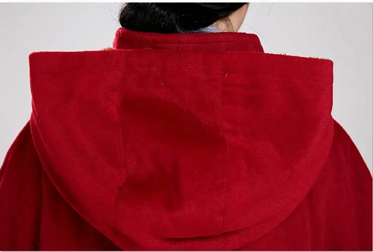 Высококачественный зимний теплый плащ для медитации накидка из шерсти в стиле
